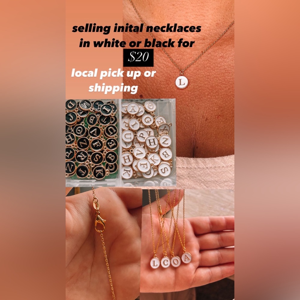 Initial necklaces